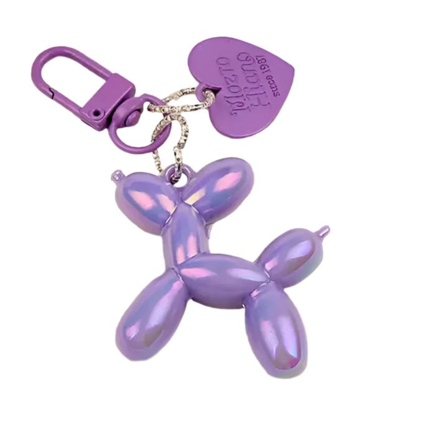 Glitz Dog Balloon Keychain Fun Accessory