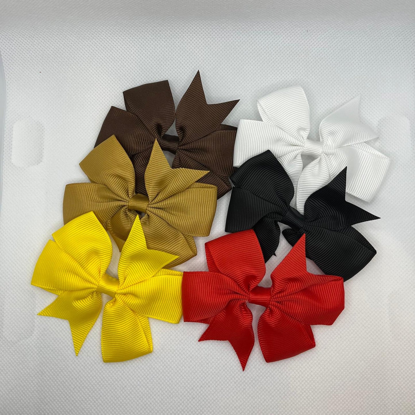 Glitz 6-piece Cute Small Bow Hair Clip Set