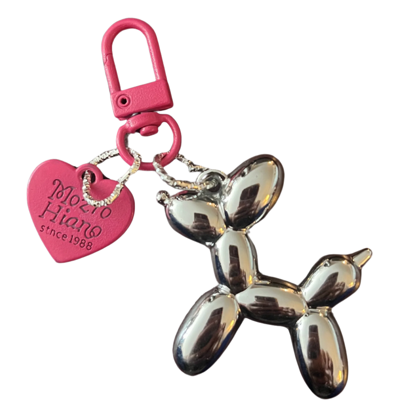 Glitz Dog Balloon Keychain Fun Accessory
