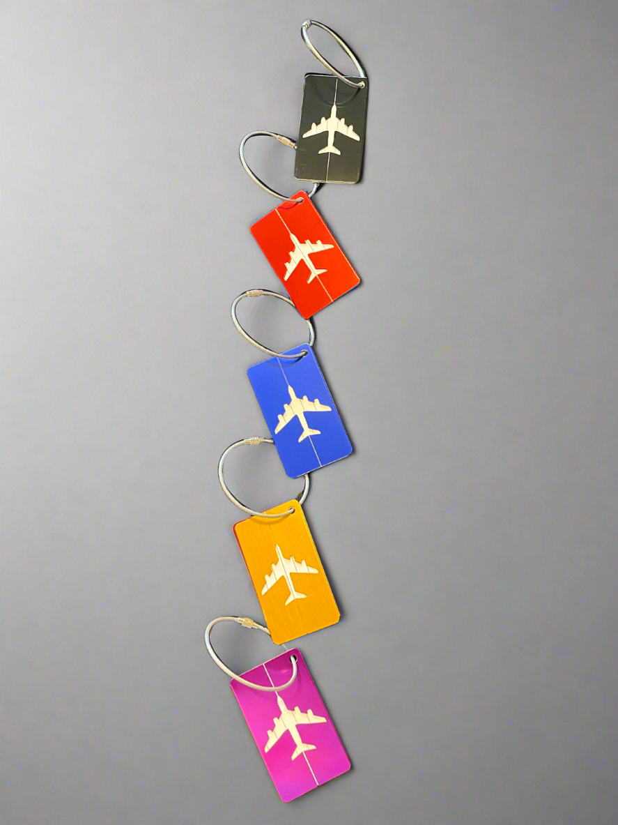 Glitz Versatile Aluminum Travel Luggage Tag