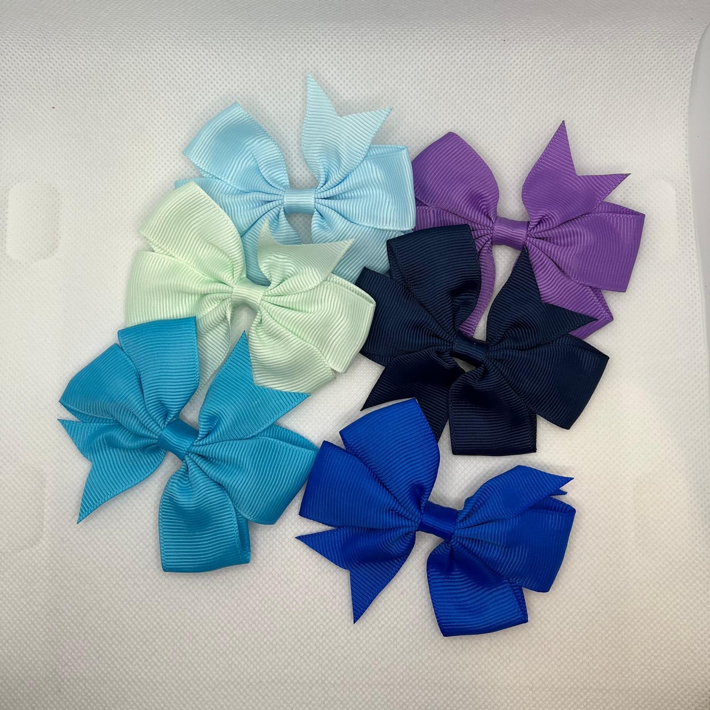 Glitz 6-piece Cute Small Bow Hair Clip Set