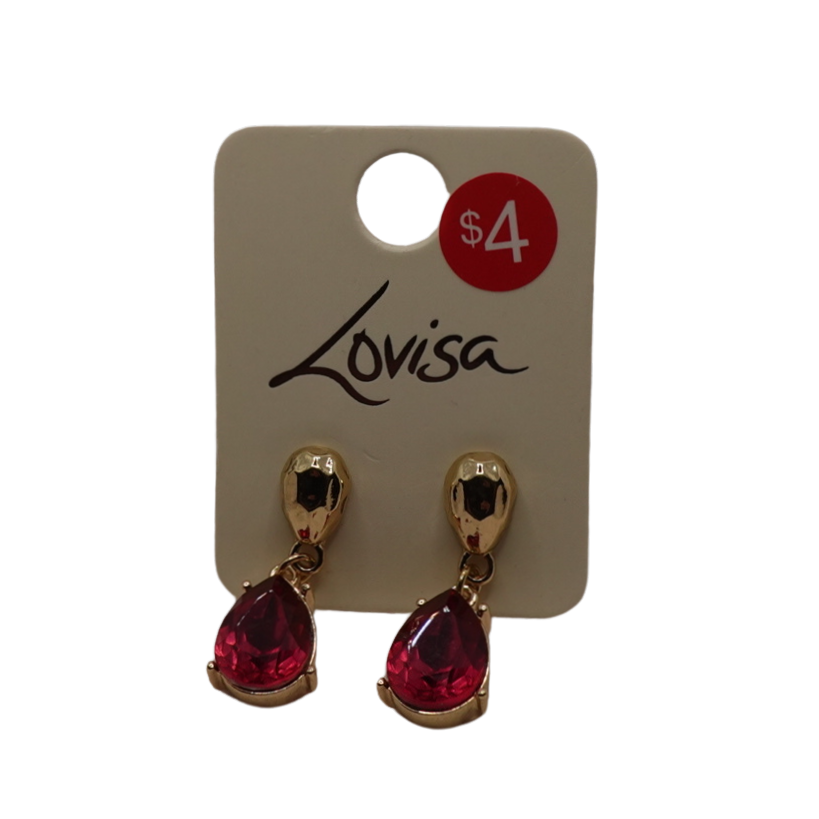 Glitz Natural Stone Fashion Dangling Earrings