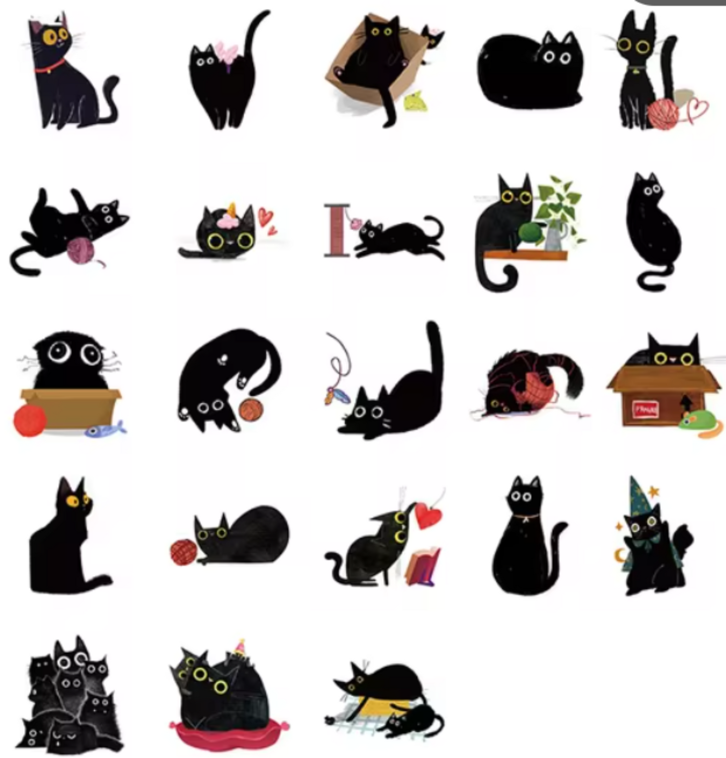 Glitz 50 Pieces Cool and Fun Water Resistant Stickers