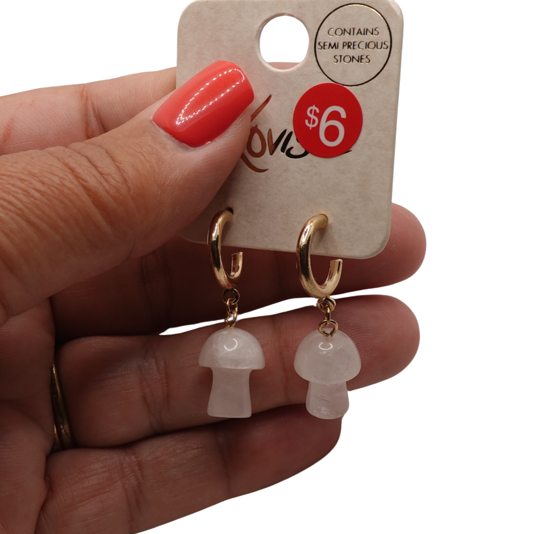 Glitz Natural Stone Fashion Dangling Earrings