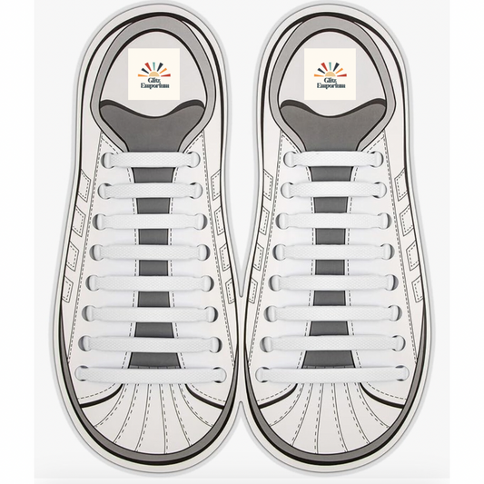 Glitz Elastic Silicone No Tie Shoelaces