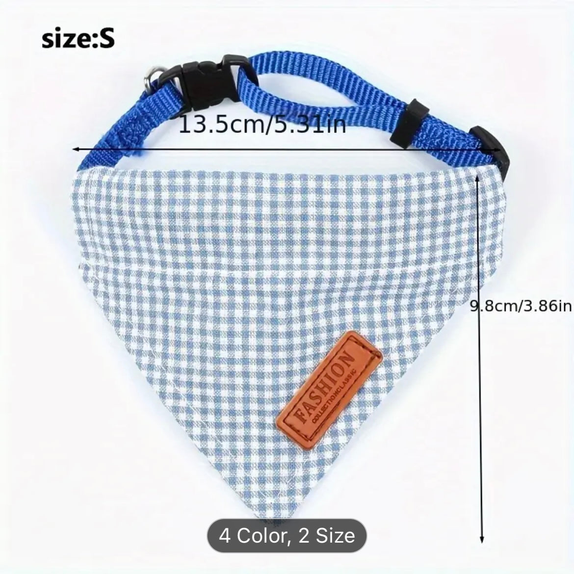 Glitz Fashion Adjustable Pet Bandana Collar