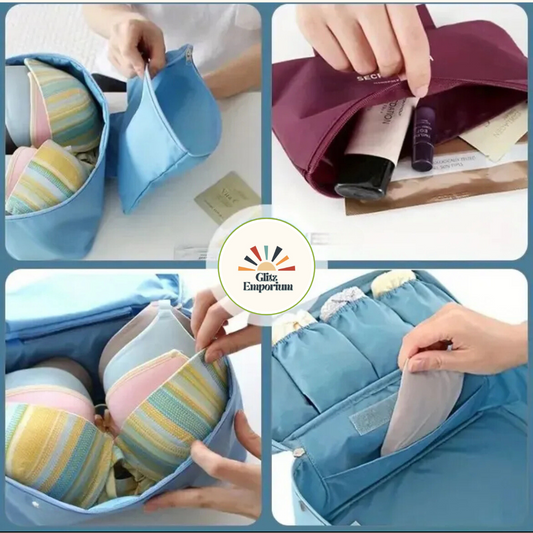 Glitz Underwear Travel Storage Bag Multifunctional Organizer