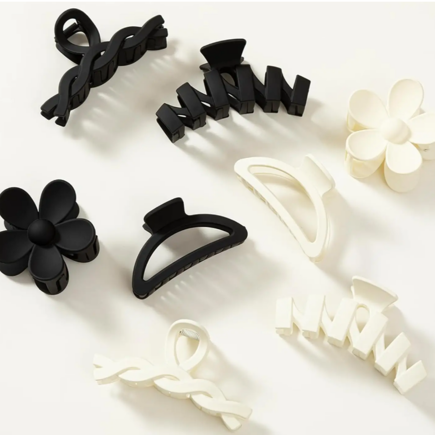 Glitz 2-piece Fashion Hair Claw Clip Set
