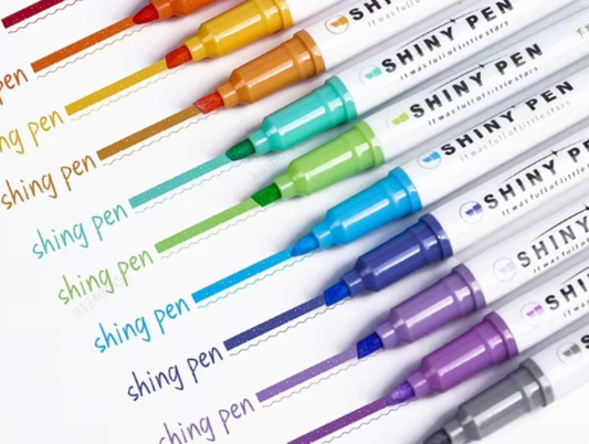 Glitz 4 Colors Glitter Highlighter Pens